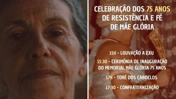 Evento celebra os 75 anos de Mãe Glória e da Casa de Pai Ogum, em BH, com presença da Ministra Macaé