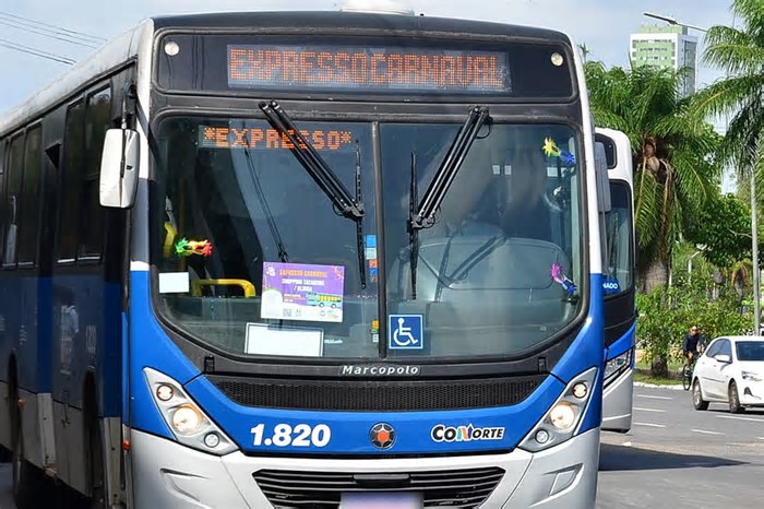 Confira como ir e voltar do Carnaval com as linhas de ônibus expresso e circular