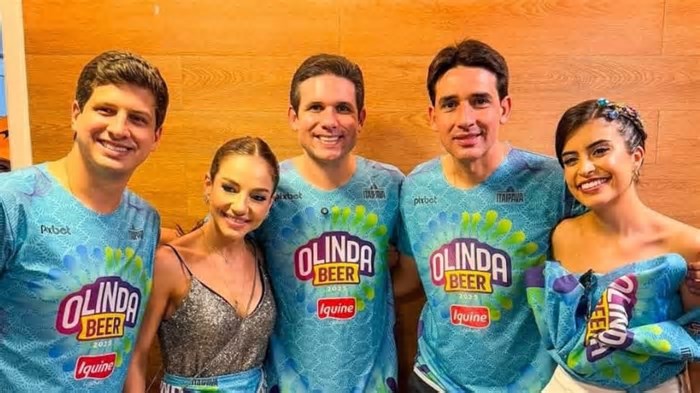 Hugo Motta curte pré-Carnaval em Olinda com João Campos