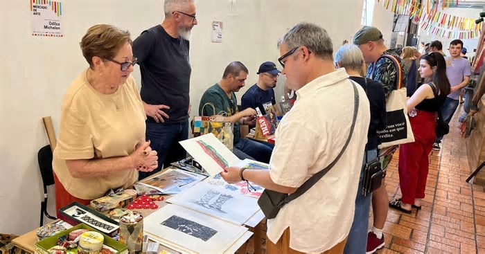 Mercado de Arte será neste domingo, no Centro de Cultura Ordovás, em Caxias