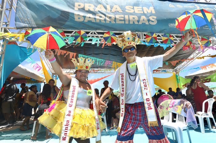 Carnaval 2025: Rei e a Rainha do Carnaval da Pessoa com Deficiência são escolhidos