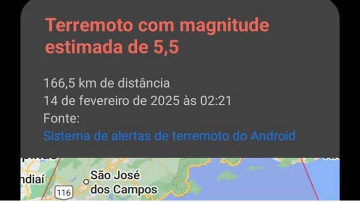 Alerta de terremoto surpreende moradores de SP e RJ; Google se desculpa e diz investigar caso