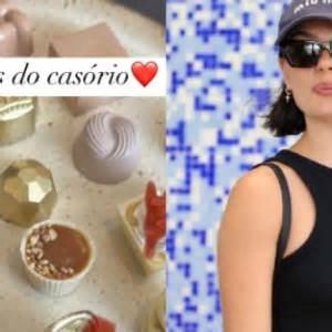 Isis Valverde mostra escolhas dos docinhos para o casório com Marcus Buaiz. Confira o que já sabemos sobre a cerimônia de casamento do casal