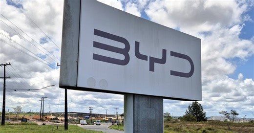 BYD terá mineração de lítio em Minas Gerais para fazer baterias no Brasil