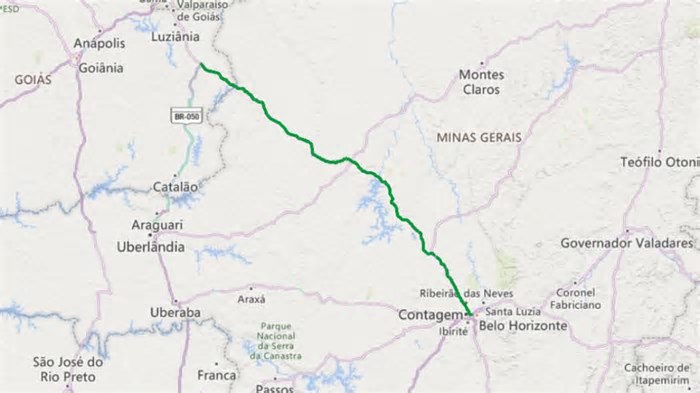 BR-040: contrato de concessão entre BH e Cristalina (GO) é assinado e prevê 7 pedágios