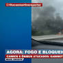 Diversos pontos da Grande Florianópolis, principalmente na capital, são alvos de interdições com fogo em veículos.