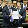 O deputado federal Hugo Motta (Republicanos-PB), 35 anos, foi eleito presidente da Câmara dos Deputados neste sábado (1º.fev.2025) com 444 votos.