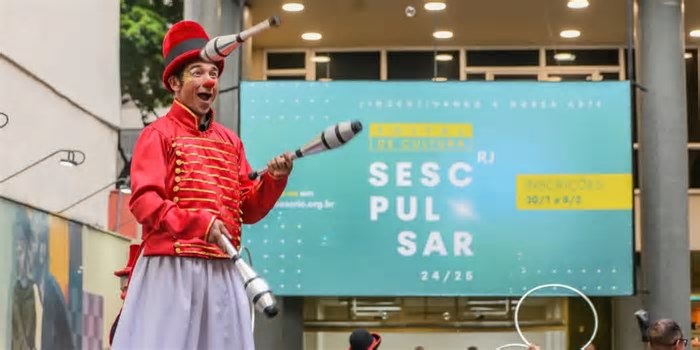 Sesc RJ Pulsar está com inscrições abertas para o edital de R$ 36 milhões destinados a projetos culturais