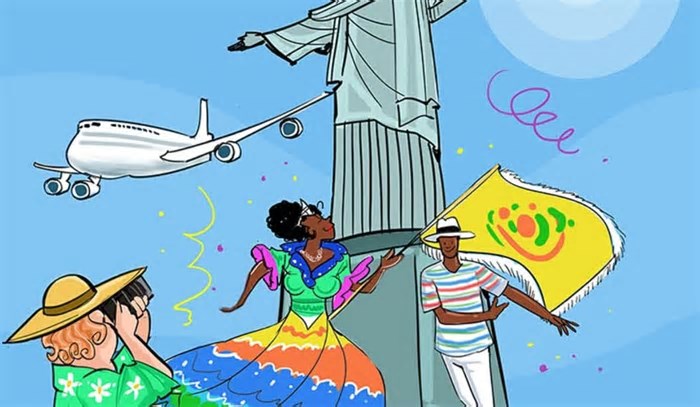 O Carnaval de 2025, que recebe turistas de todo o Brasil, estima gerar ocupação hoteleira de 90% no Rio de Janeiro