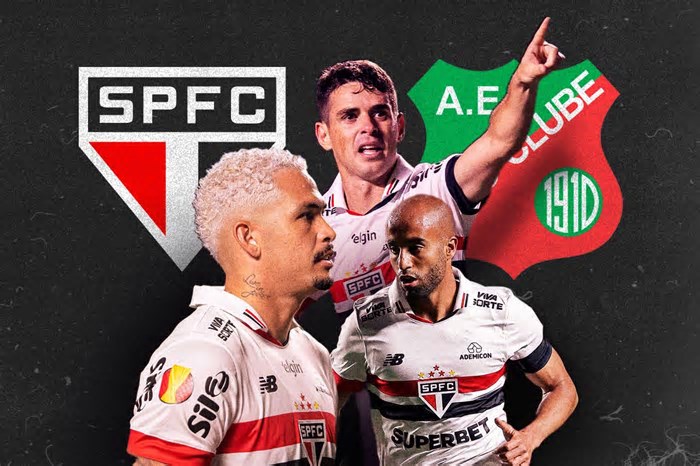 Terceiro melhor ataque, São Paulo enfrenta Velo Clube em Brasília