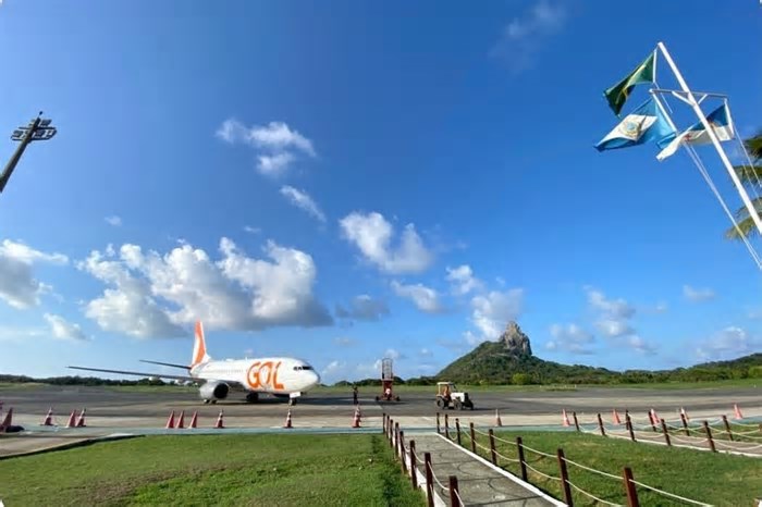 Obra em trecho de pista do aeroporto de Fernando de Noronha é concluída, mas não há previsão para receber jatos