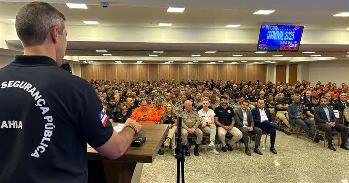 Carnaval da Bahia: SSP anuncia reforço de 37 mil policiais e bombeiros, além de 1.500 câmeras de videomonitoramento