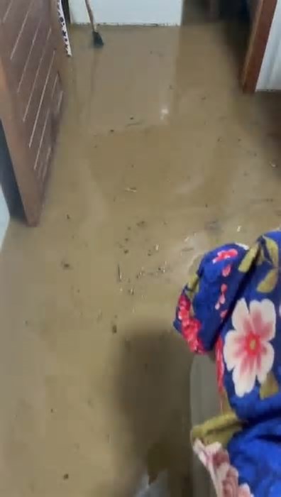 Vídeo mostra casas alagadas após chuva forte em Fernando de Noronha; praias do Parque Nacional Marinho são interditadas