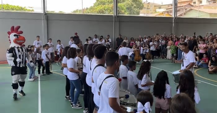 Instituto Galo, do Atlético, inaugura projeto social nos arredores da Arena MRV