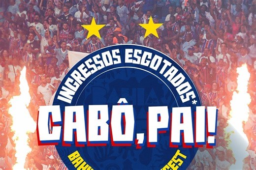 Torcida do Bahia esgota ingressos para jogo na Libertadores