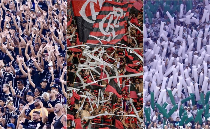 30 melhores torcidas do Brasil, segundo a inteligência artificial