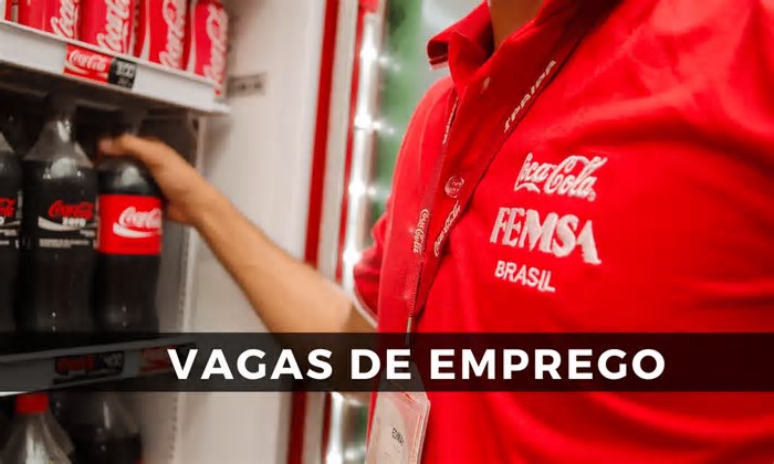 Coca-cola convoca pessoas com ensino fundamental que queiram atuar de segunda a sábado em cargo operacional