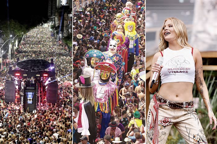 Segunda-feira de Carnaval tem shows de BaianaSystem no Recife e de Luísa Sonza em Olinda