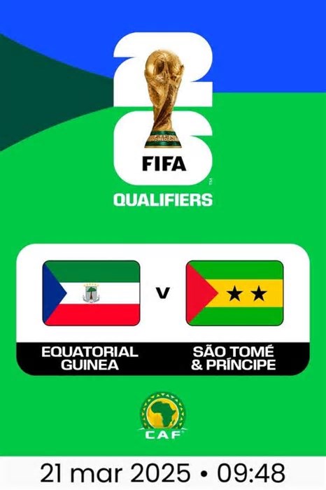 Guiné Equatorial x São Tomé e Príncipe: onde assistir ao vivo nesta sexta (21) pelas Eliminatórias Africanas da Copa do Mundo 2026