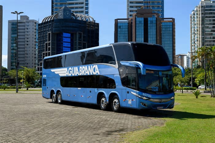 Viaje de ônibus com a Águia Branca para diversos destinos!