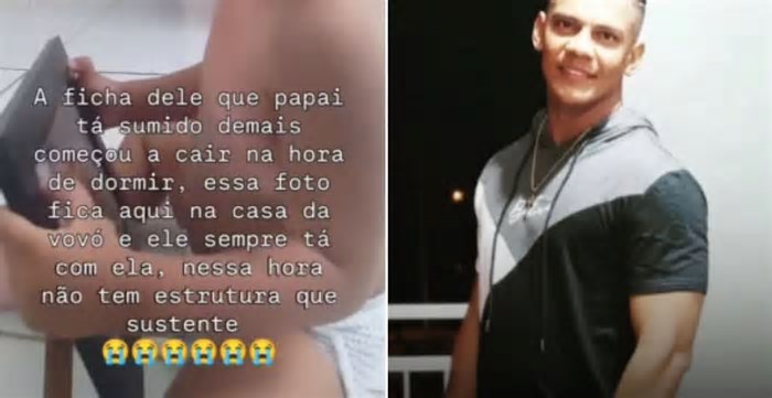 Filho não larga foto de fisiculturista que morreu ao passar mal com anabolizante: “Ficha começou a cair”