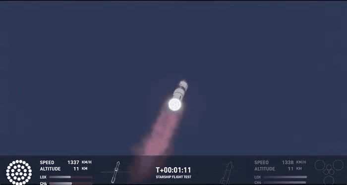 Astronauta tira fotos de explosão da Starship no espaço
