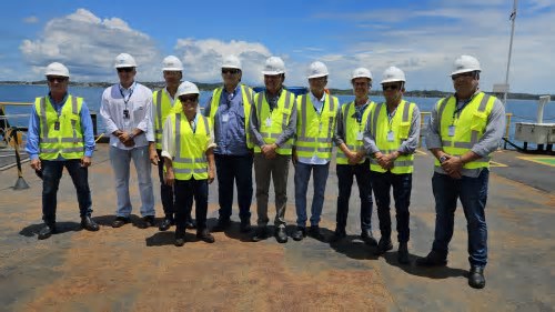 PONTE SALVADOR-ITAPARICA: DEPUTADOS DA COMISSÃO DE INFRAESTRUTURA VISITAM CANTEIRO DE OBRAS