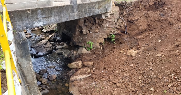 Começa a reforma no pontilhão da Rua Batista Tissot, no bairro Galópolis, em Caxias do Sul
