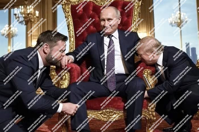 Internautas criticam aliança entre Trump e Putin após bate-boca com Zelenski na Casa Branca