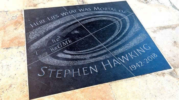 O que significa a equação na sepultura de Stephen Hawking