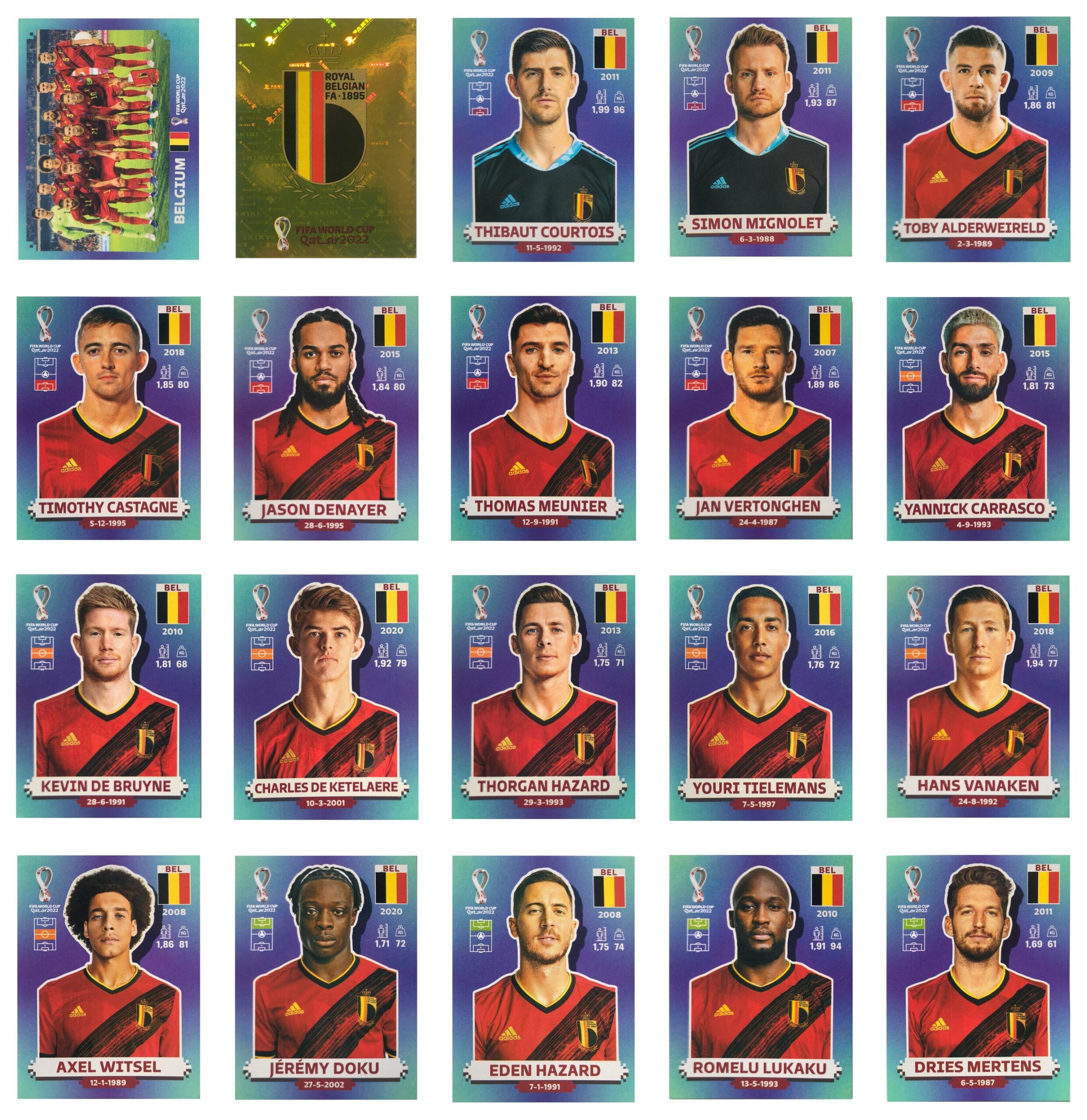 Seleção da Bélgica