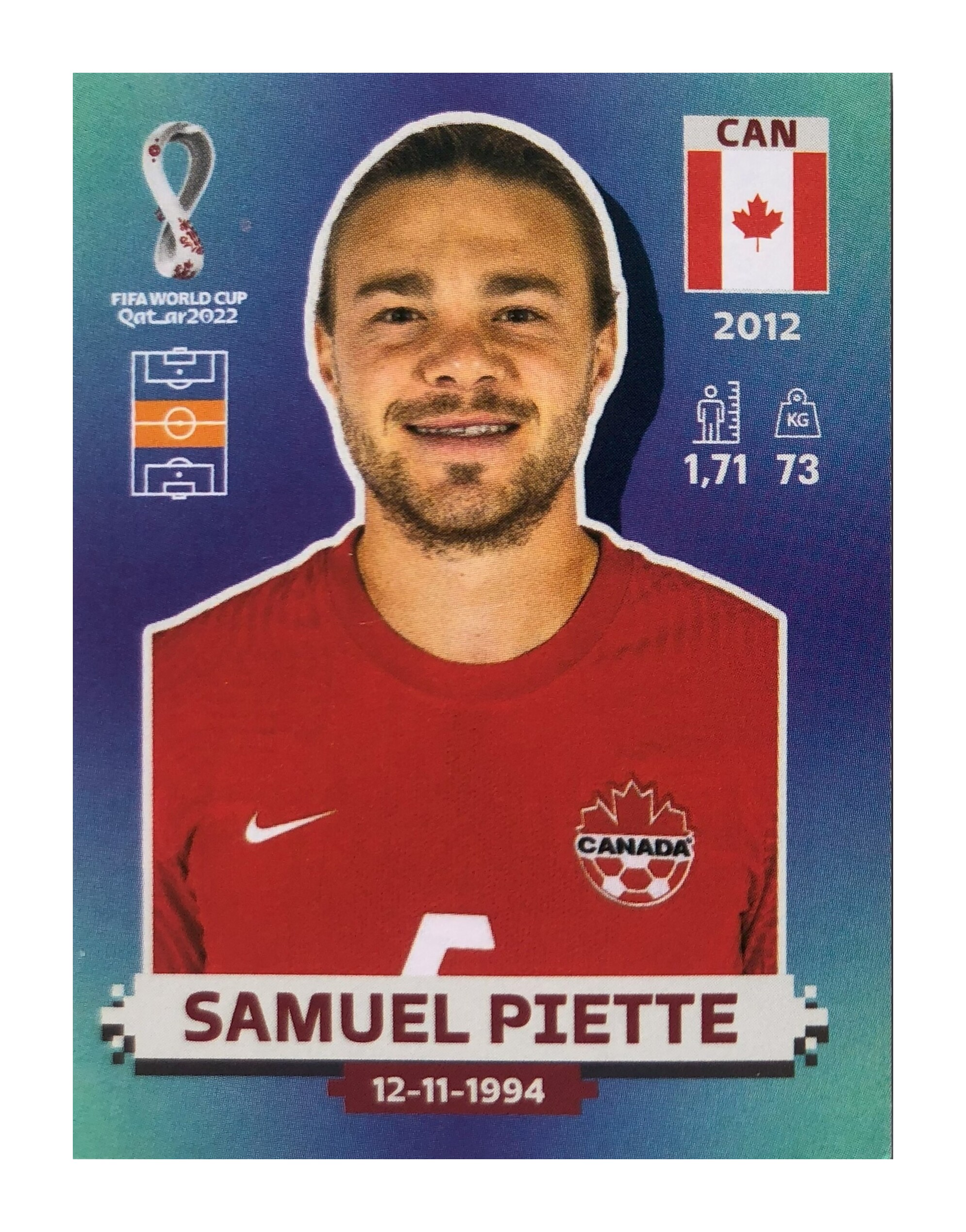 Samuel Piette - Canadá Copa do Mundo 2022