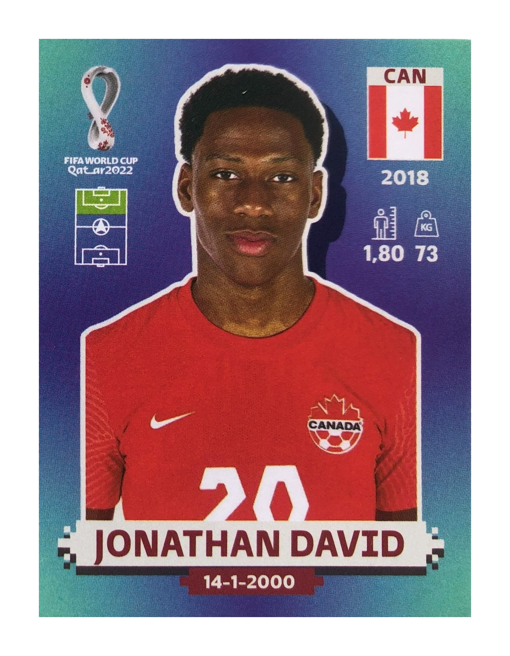 Jonathan David - Canadá Copa do Mundo 2022