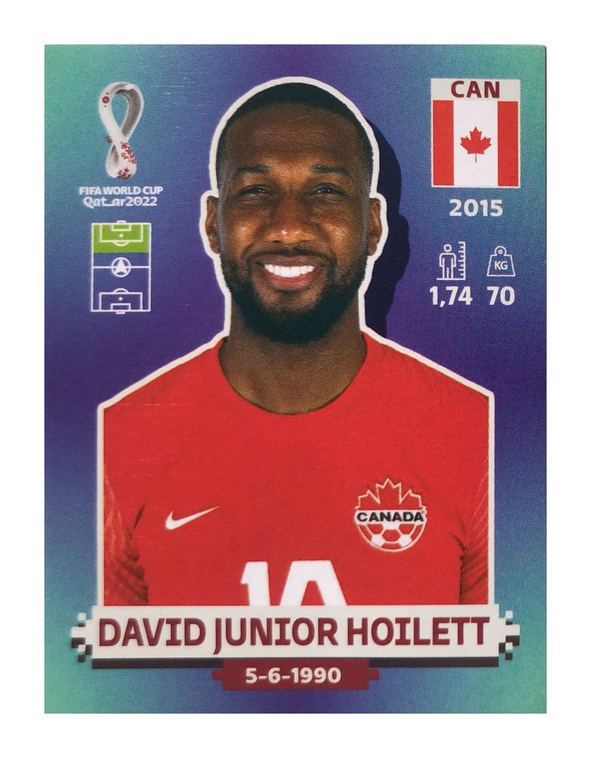 David Junior Hoilett - Canadá Copa do Mundo 2022