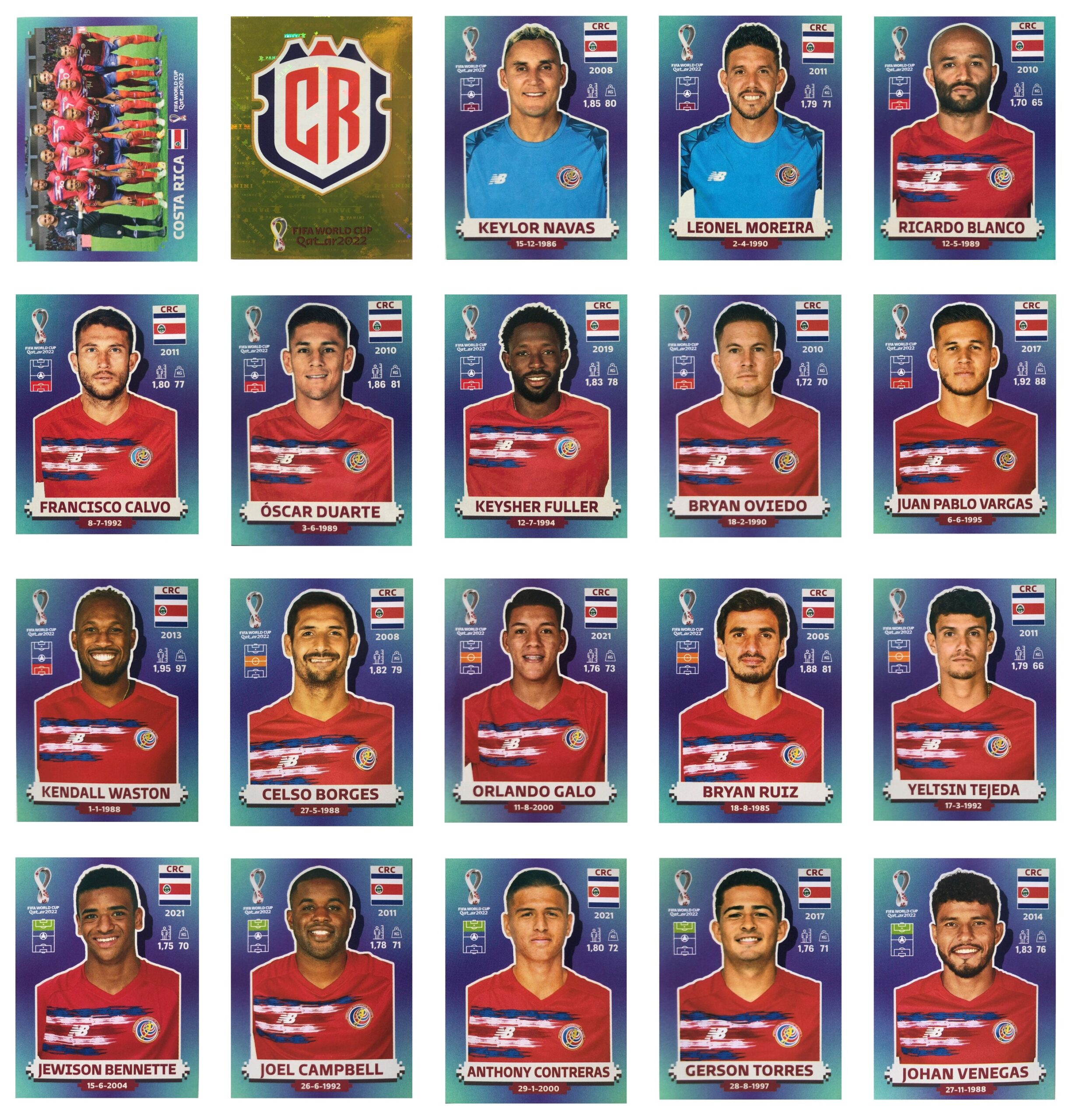 Seleção da Costa Rica