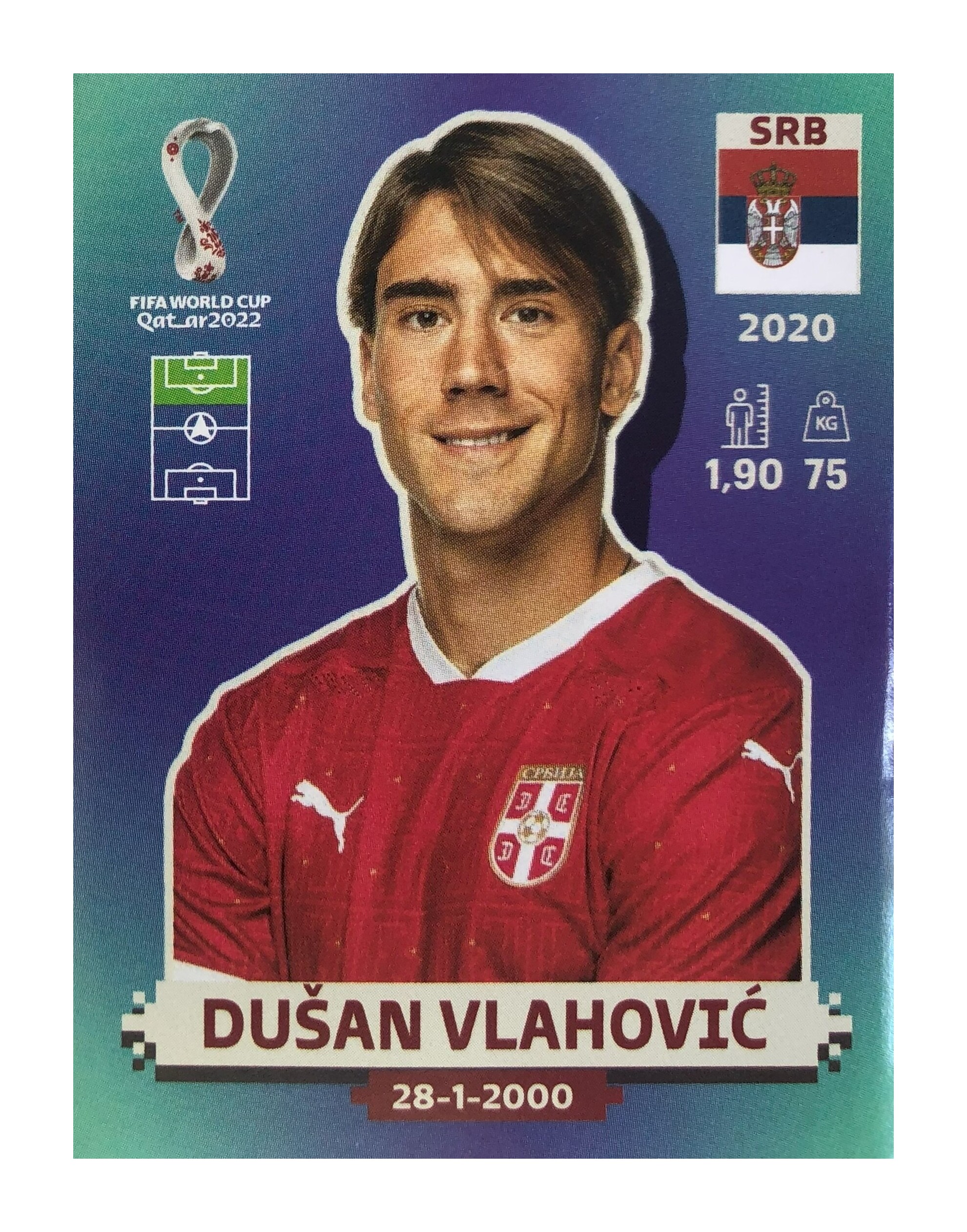 👉 Complete SRB20-Dusan Vlahovic no álbum Copa do Mundo 2022