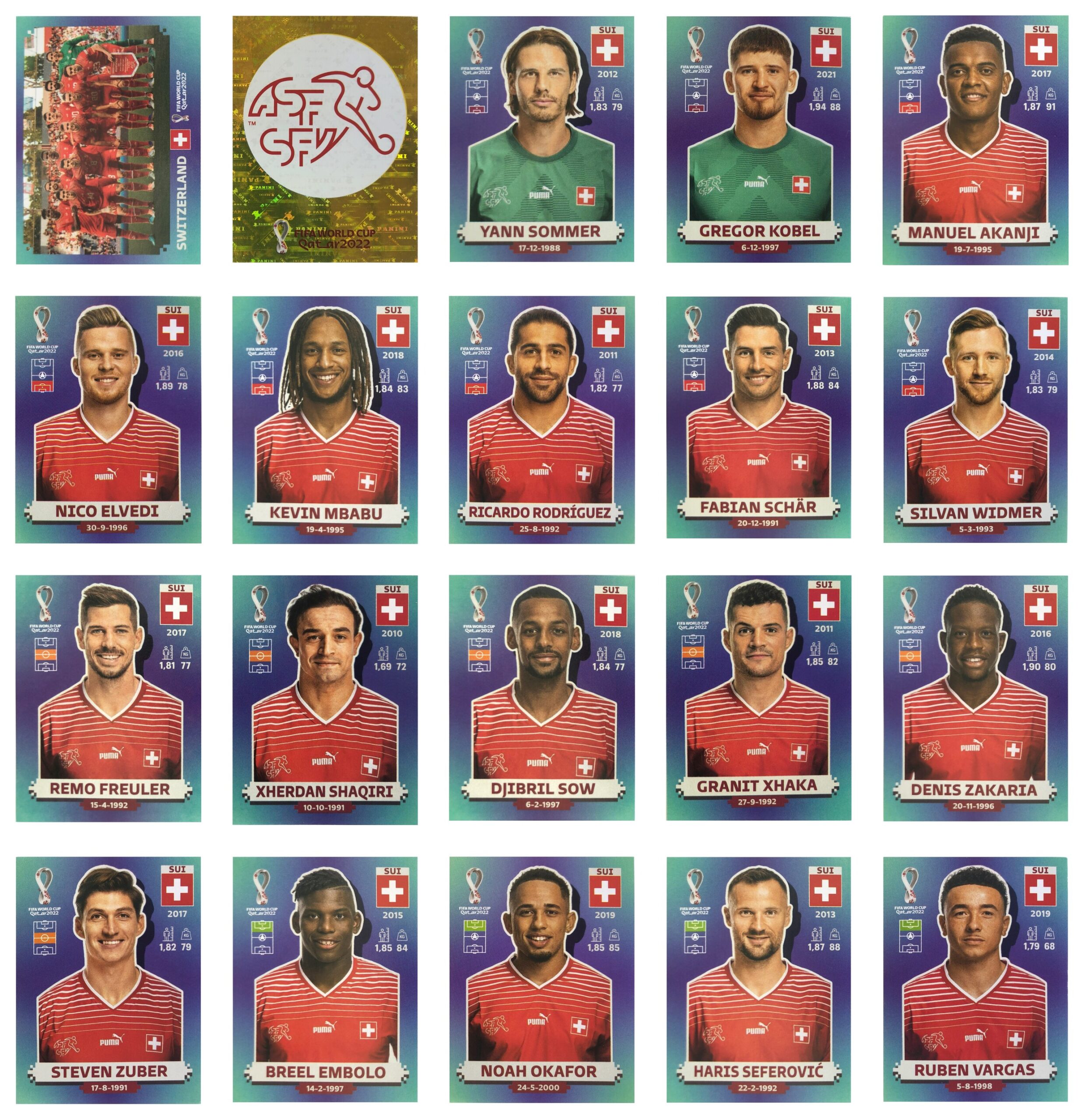 Seleção da Suíça