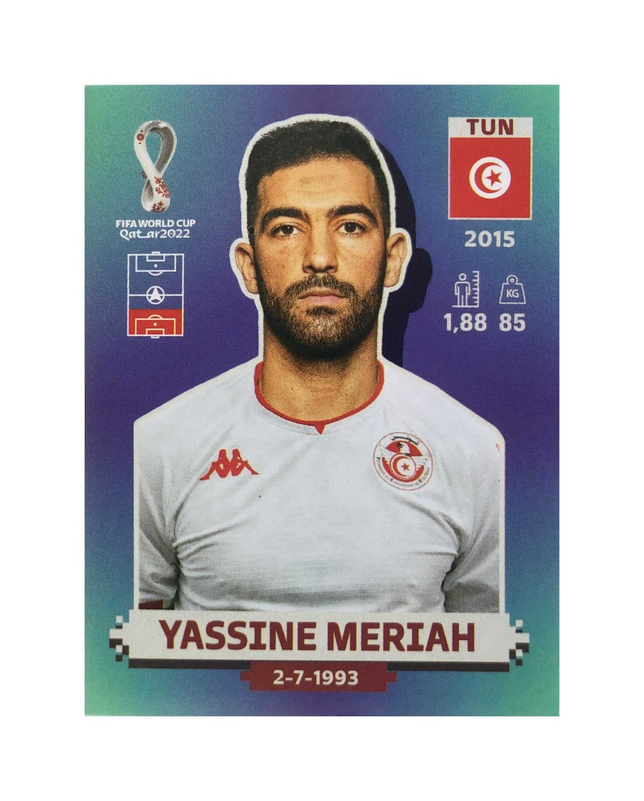 👉 Complete TUN10-Yassine Meriah no álbum Copa do Mundo 2022