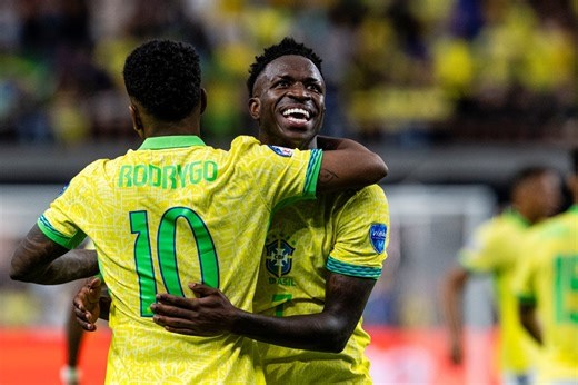 Rodrygo e Vini Jr. são trunfos da Seleção para jogão no DF