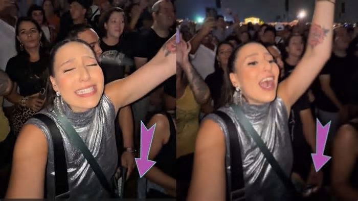 Influenciadora flagra próprio furto durante show no Lollapalooza; veja vídeo