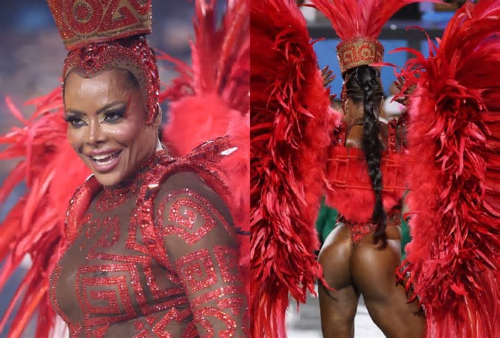 Adriana Bombom se lança para posto de rainha da Grande Rio após despedida de Paolla: 'Experiência eu tenho'