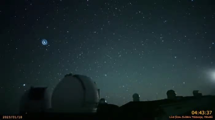 Espiral luminosa vista no céu da Europa tem origem explicada pela ciência
