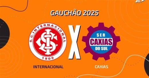 Internacional x Caxias, AO VIVO, com a Voz do Esporte, às 20h