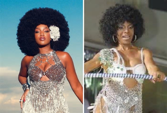 Iza homenageia Elza Soares no Desfile das Campeãs no Rio de Janeiro