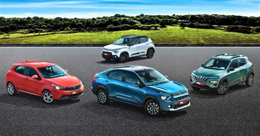 Estes são os carros automáticos mais baratos do Brasil em 2025