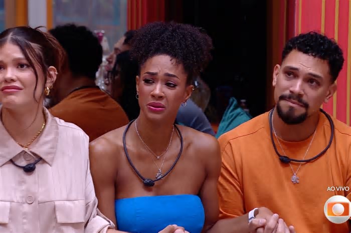 Discurso de Tadeu Schmidt na eliminação de Aline no BBB 25