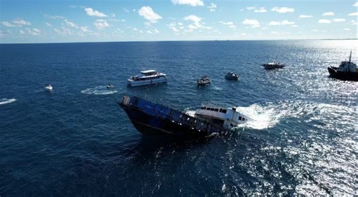 Embarcação colossal Ferry-boat é afundada em estado brasileiro propositalmente e por um motivo para lá de inusitado