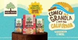 Mãe Terra leva consumidora para assistir à etapa da World Surf League na Califórnia