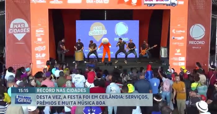 Record nas Cidades agita Ceilândia (DF) em celebração aos 54 anos da região
