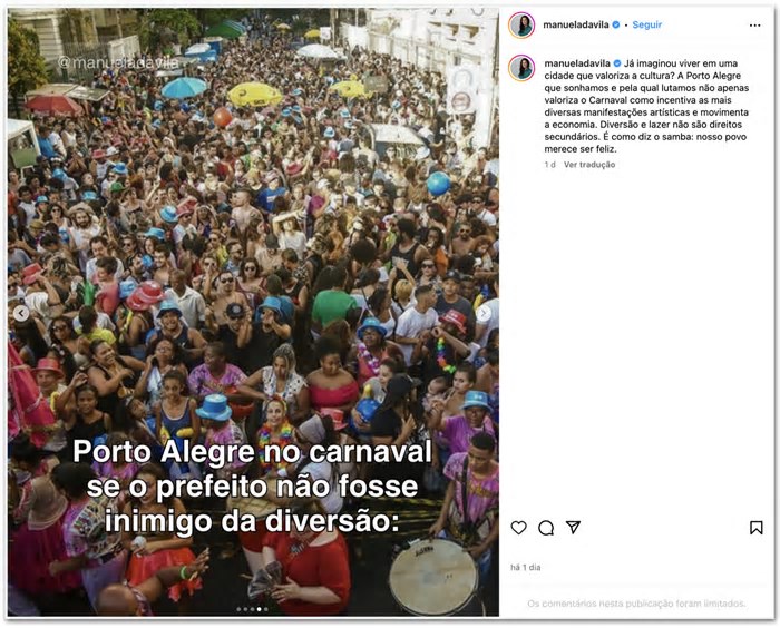 Porto Alegre adia Carnaval por causa de problema em edital